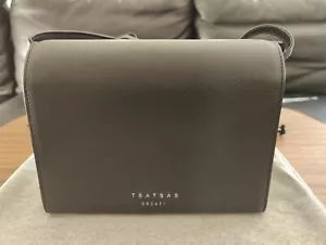 Tsatsas Malva 4 Top Handle Bag In Black Calfskin Leather - Excellent Condition - Picture 1 of 14