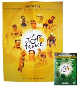 TOUR DE FRANCE D/S POSTER 52 x 39cm NEW + Italian Legends of the Tour DVD - Picture 1 of 6