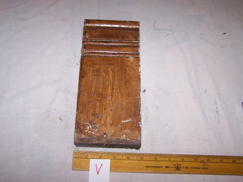Antique Wood Block WOODWORK Restoration Salvage Architectural Lot V Cover