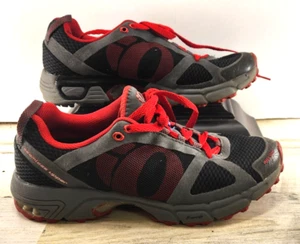 Scarpe Pearl Izumi Syncro Fuel Trail II da uomo taglia 8 nere e rosse - Foto 1 di 11