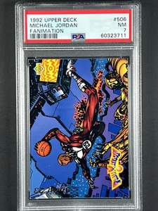 1992 Upper Deck Fanimation Michael Jordan #506 PSA 7 - Picture 1 of 2