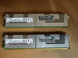 HP 647654-081 64GB (2x32GB) PC3L-10600L DDR3L 1333Mhz 4RX4 LRDIMM Server RAM - Photo 1/3