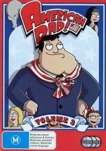 American Dad: Volume 3 DVD 18 Episodes (3 DISC) Region 4 Australia - FREE POST - Picture 1 of 5