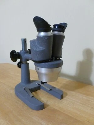 Vintage Anchor Optical Co. Stereo Microscope. Tested. - Image 1 of 4