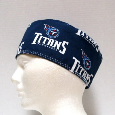 Tennessee Titans Mens Scrub Cap, Surgical Cap, Skull Cap, One Size, Adjustable - Image 1 of 4