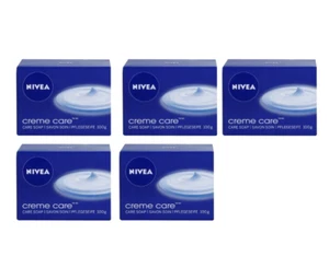 5 x Nivea Creme Soap 100g Creme Care - Picture 1 of 3