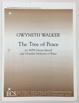 Tree of Peace SATB Chorus Divisi Piano Sheet Music Gwyneth Walker ECS Publishing - Image 1 of 4