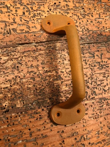 ONE CAST IRON 5 inch Rustic "Rusty" Gate Barn Door Drawer Handle Pull Cover