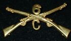 Philippine American War US Army 6th Infantry Regiment C Co Officers Insignia Pin