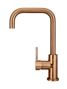 Meir Round Square Neck Kitchen Mixer Tap Faucet Lustre Bronze MK02-PVDBZ - Picture 1 of 4