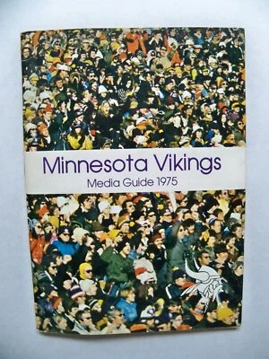 Minnesota Vikings 1975 Media Guide - Image 1 of 2