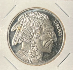 Indian Liberty Head Buffalo One Troy Ounce Fine Silver 999 Coin - Picture 1 of 2