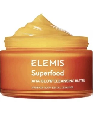 ELEMIS Superfood AHA Pumpkin Glow Cleansing Butter Facial Cleanser 90ml