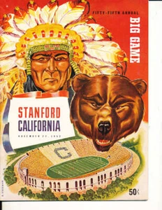 Nov 22 1952 Stanford California Football Program bx56 - Picture 1 of 2