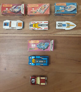 Combo 5 * Vintage 70s Matchbox SUPERFAST check fotos COSMOBILE/JEEP HOT ROD etc