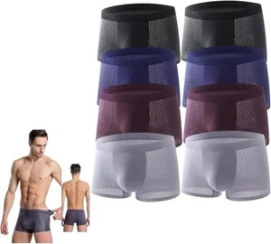 1-8pcs Boxhero Mens Underwear Box Hero Boxer Briefs Shorts, Built-in & 3D Pouch - Picture 1 of 12