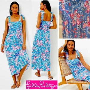 NWT $178 Lilly Pulitzer Kailua Maxi Sundress XL in Bahamian Rhapsody Multi - Picture 1 of 8