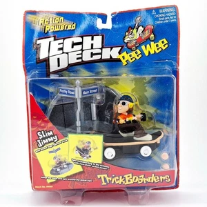 Tech Deck Pee Wee Slim Jimmy TrickBoarders 1999 Sealed Playmates Damaged Pkg - Bild 1 von 13