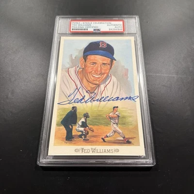 Perez-Steele Celebration Ted Williams Signed Post Card PSA/DNA Certified /10000 - Image 1 of 4