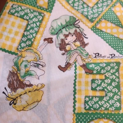 Anáguas e calcinhas vintage tecido verde amor patchwork 56" X 44"  - Imagem 1 de 4