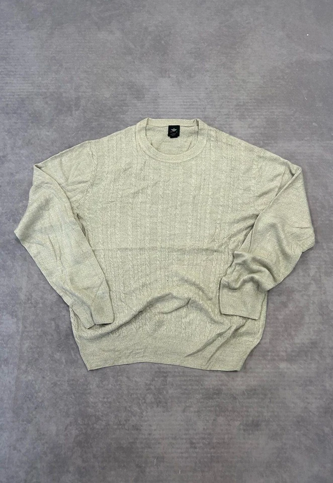 Suéter fino tejido con cable Dockers para mujer M Foto 1 de 4