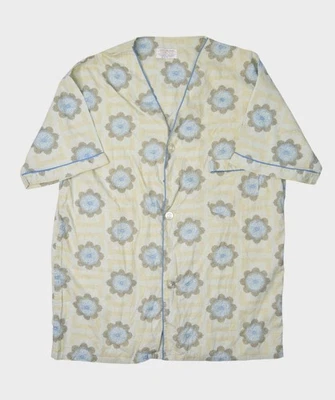 Camisa De Colección Van Heusen Para Hombres Grande Comfa Dormir Noche Boho Hippy Algodón Foto 1 de 4