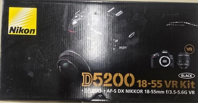 Cámara Nikon D5200 DSLR DX con lente VR de 18-55 mm (1503) Foto 1 de 4