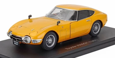 MODELLINO AUTO STATICO HACHETTE TOYOTA 2000 GT MF10 1967 GIALLO SCALA 1/24 - Immagine 1 di 4