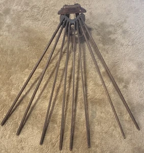 Leader Clothes Dryer Wooden Wall-Mounted Drying Rack VTG Folding 29" Wood Arm - Picture 1 of 11