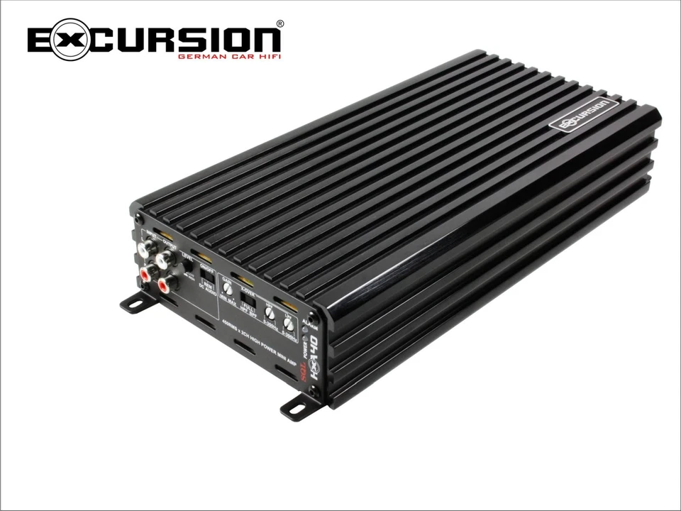eXcursion HXA 40 SQL - 2 Kanal Verstärker - Auto-Hifi - 1x 800 Watt RMS @ 4 Ohm - Bild 1 von 4