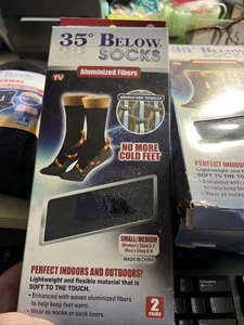 2 Paar Unisex 35 unten Socken halten Ihre Füße warm und trocken S/M dünn MEHRERE 5-7 - Bild 1 von 2