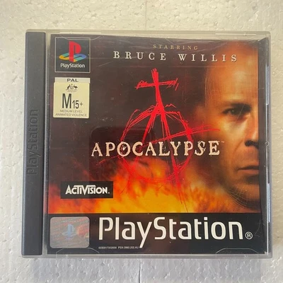 Apocalypse Sony Playstation 1 PS1 PSX PAL Game Complete w Manual Tested - Image 1 of 3