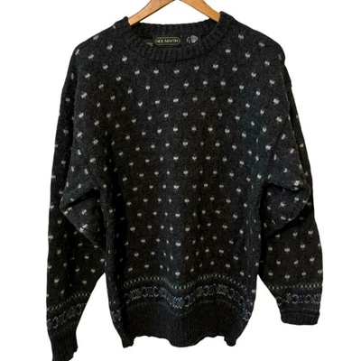 Vintage Neil Martin Size Large 100% Shetland Wool Pullover Sweater - Image 1 of 4