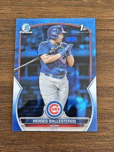 2023 Bowman Chrome Prospects Sapphire Moises Ballesteros First RC #BCP-11 CUBS - Bild 1 von 2