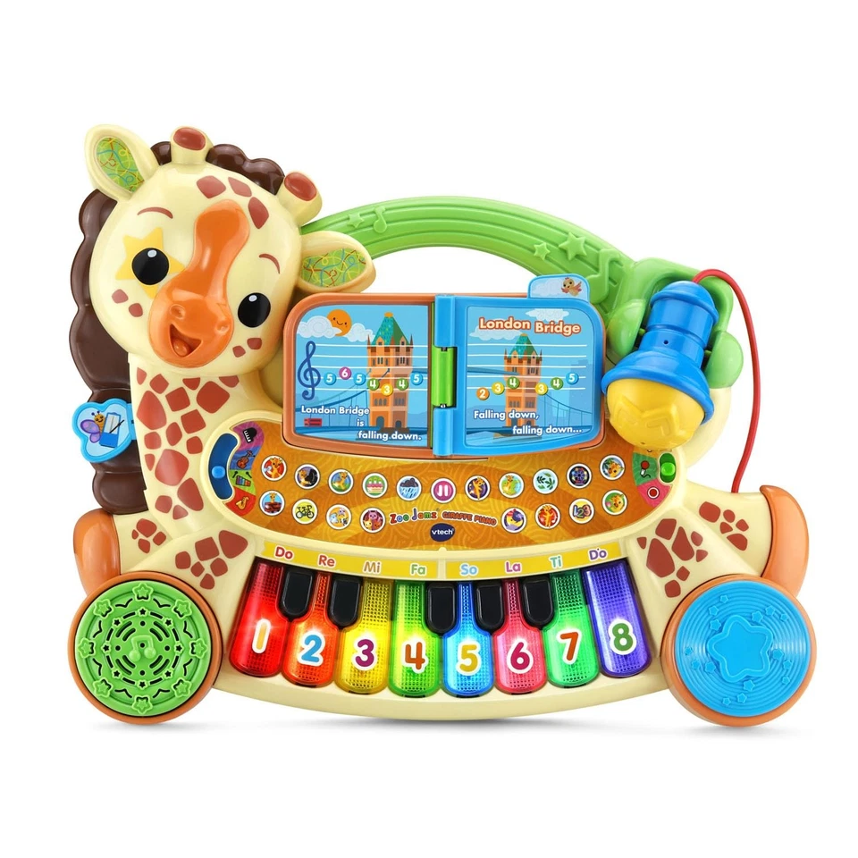 VTech 80-560300 Zoo Jamz Giraffe Piano - English Version 1.5-4 Years