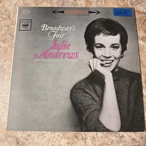 Broadway's Fair Julie Andrews 12" Vinyl 33 RPM LP 1961 Columbia Records CS 8512 - Picture 1 of 5