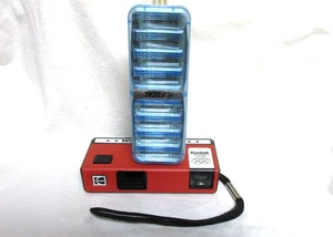 Kodak Winner Pocket Camera Red Vintage Rare 1988 Olympics 110 Film - Picture 1 of 4