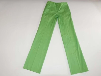 Женские брюки Barry Bricken Steph размер 6 новые с ценниками зеленый хлопок незаконченные брюки с подолом - Изображение 1 из 4