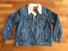 Levi?S Premium Fable Sherpa Trucker Jacket Faded Blue Mens Xl  New