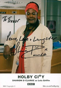Sharon D Clarke - Lola Griffin - Holby City - Signed Autograph - Picture 1 of 1
