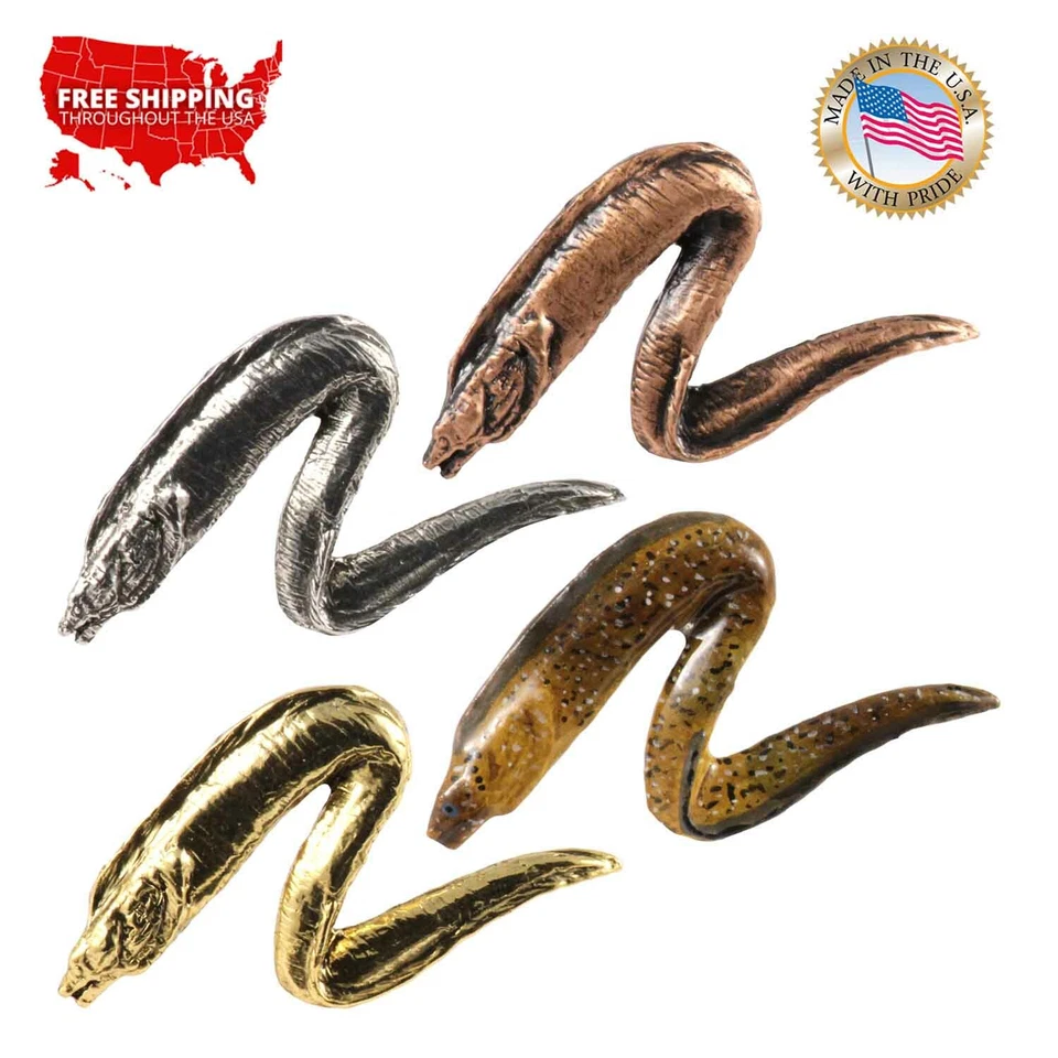 Pin de solapa o imán de nevera Creative Pewter Designs Muraenidae Moray Anguila, S102 Foto 1 de 1