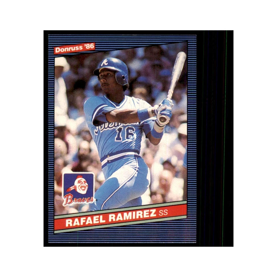 1986 Donruss Rafael Ramirez Braves #263 - Image 1 of 3