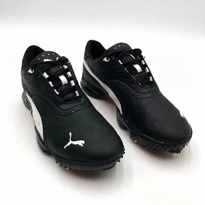 Zapatos de golf Puma Ace para hombre talla 7 negro rojo blanco cuero con cordones - Imagen 1 de 11