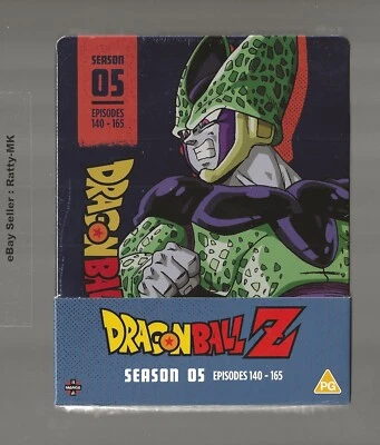 DRAGON BALL Z : SEASON 05 (EPISODES 140 - 165) - UK BLU RAY STEELBOOK - NEW - Image 1 of 3