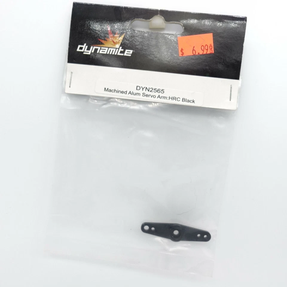 Dynamite Machined Aluminum Servo Arm Black Hitec DYN2565 - Image 1 of 1