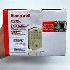 Honeywell Polished Brass Digital Single Cylinder Deadbolt Electronic Keypad