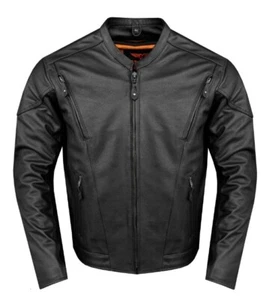 Chaqueta para hombre estilo corredor negra oculta bolsillos de transporte forro de malla ropa de ensueño - Imagen 1 de 6