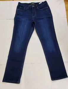 Lee Damenjeans Größe 8M Stretch normale Passform gerades Bein mittlerer Bund Medium - Bild 1 von 10