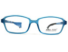 Miraflex Kinder Brille Rahmen Tom C.124 Blau Rechteckig Voll Felge 49-17-135