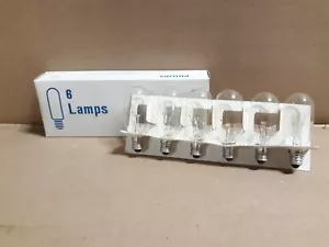 (6) Philips Clear 25T8C 25W Candelabra Base Appliance Bulbs S38 - Picture 1 of 3